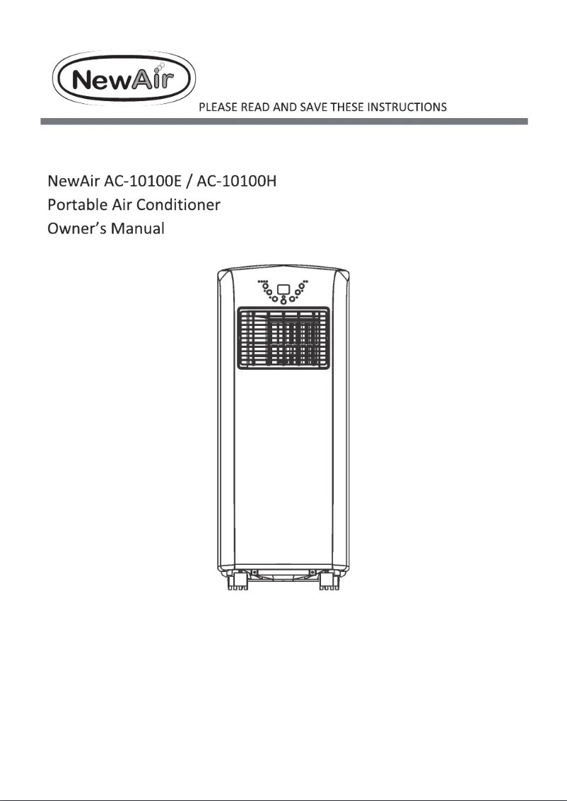 Page n°1 - Manuel utilisateur NewAir AC-10100E