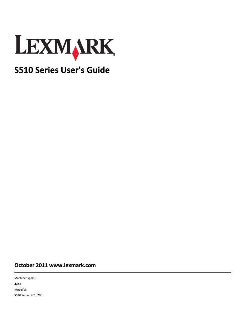 Page n°1 - Manuel utilisateur Philips S510