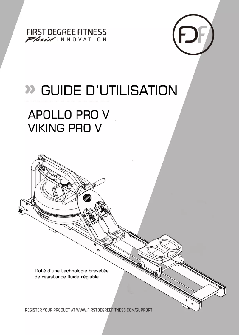 Page n°1 - Manuel utilisateur First Degree Fitness Apollo Pro V