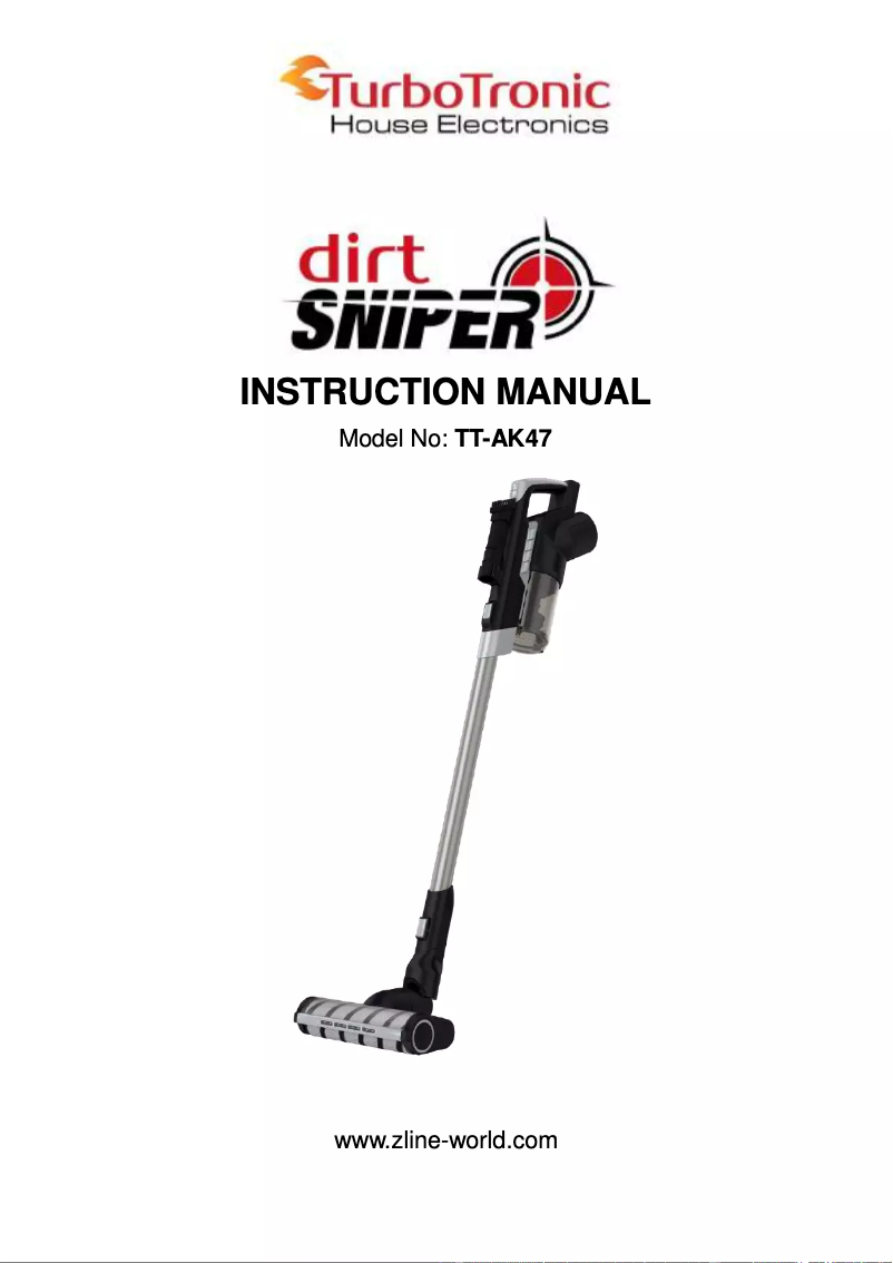 Page n°1 - Manuel utilisateur TurboTronic Dirt Sniper TT-AK47