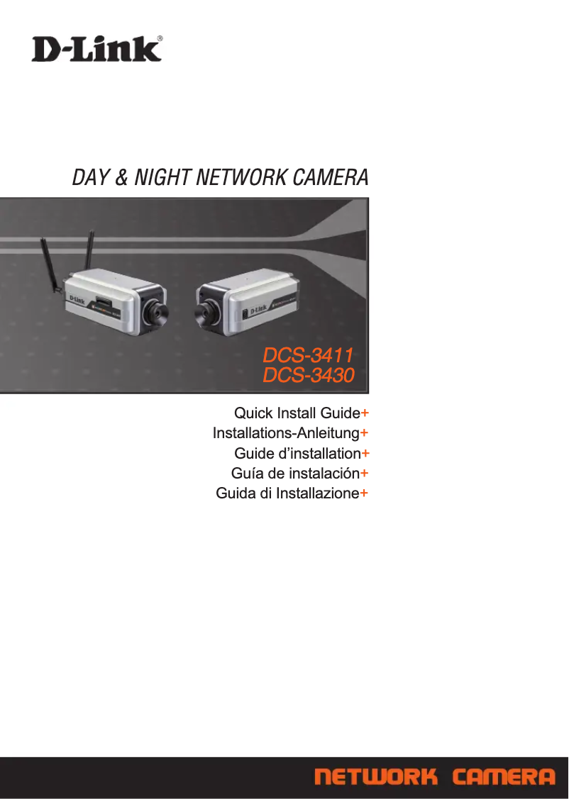 Page n°1 - Guide de démarrage rapide D-Link DCS-3430