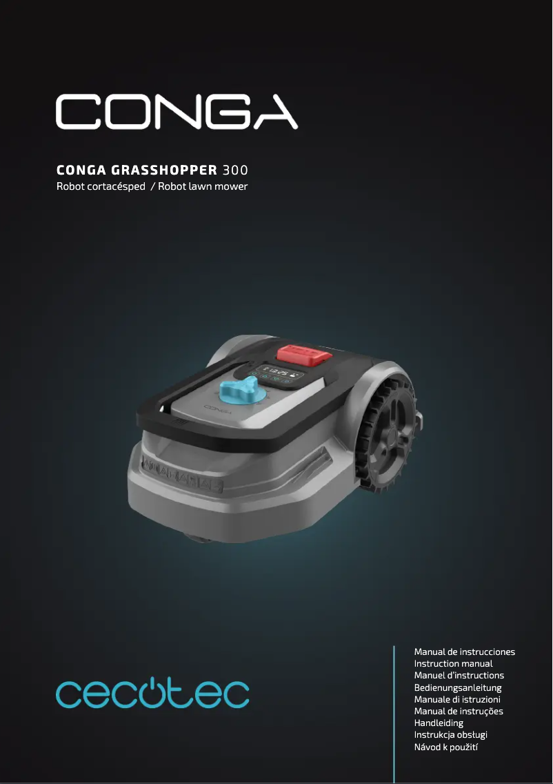 Page n°1 - Manuel utilisateur Cecotec Conga GrassHopper 300