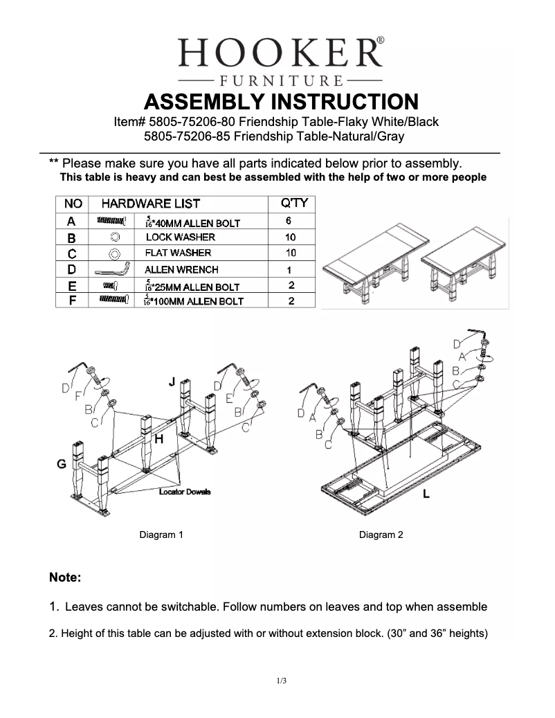 Image de la première page du manuel de l'appareil 5805-75206-85