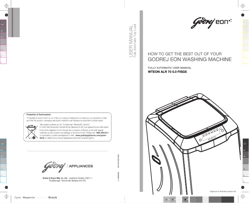 Page n°1 - Manuel utilisateur Godrej WTEON ALR 70 5.0 FISGS