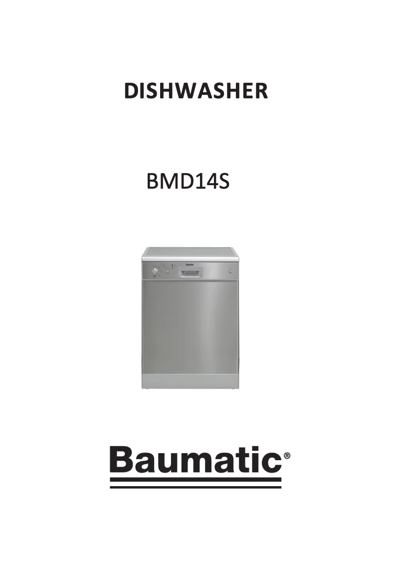 Page n°1 - Manuel utilisateur Baumatic BMD14S