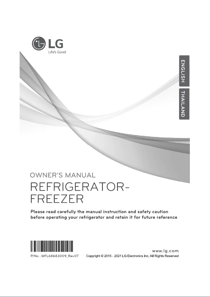 Page 1 de la notice Manuel utilisateur LG GN-G272SXCB