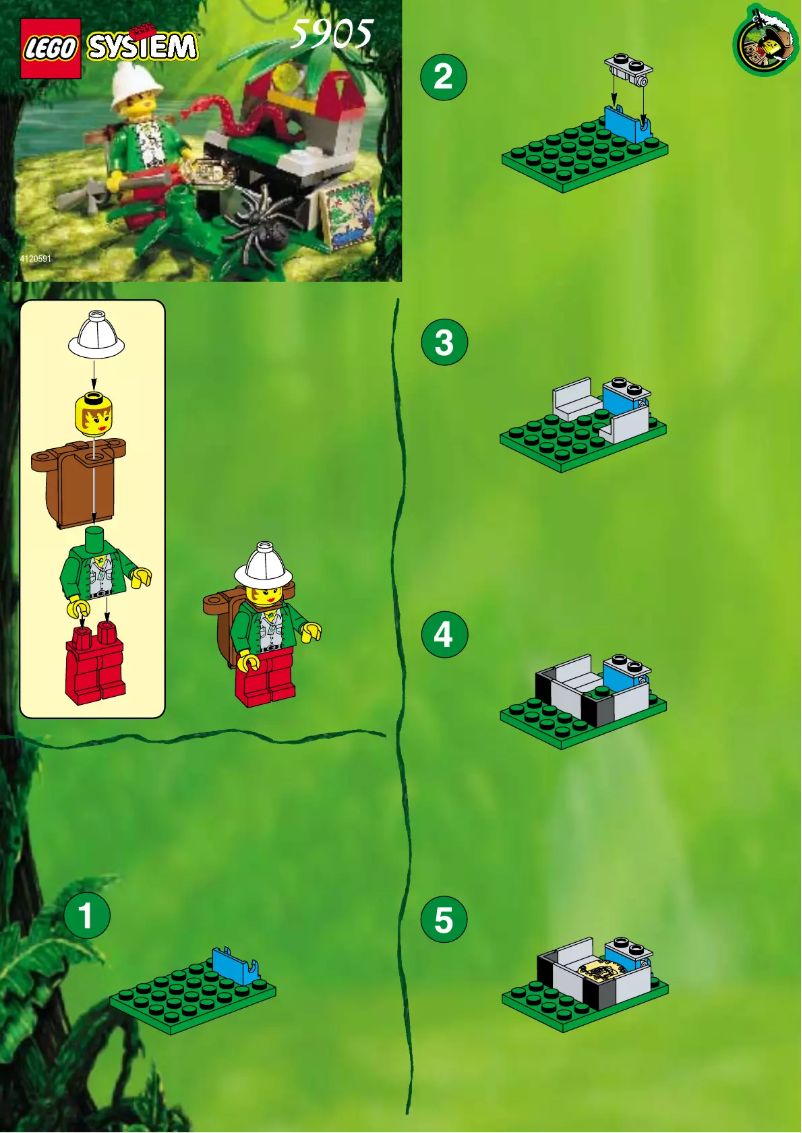 Page 1 de la notice Manuel utilisateur Lego Adventurers 5905
