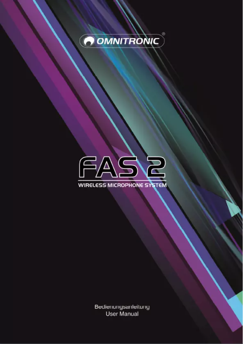 Page n°1 - Manuel utilisateur Omnitronic FAS 2