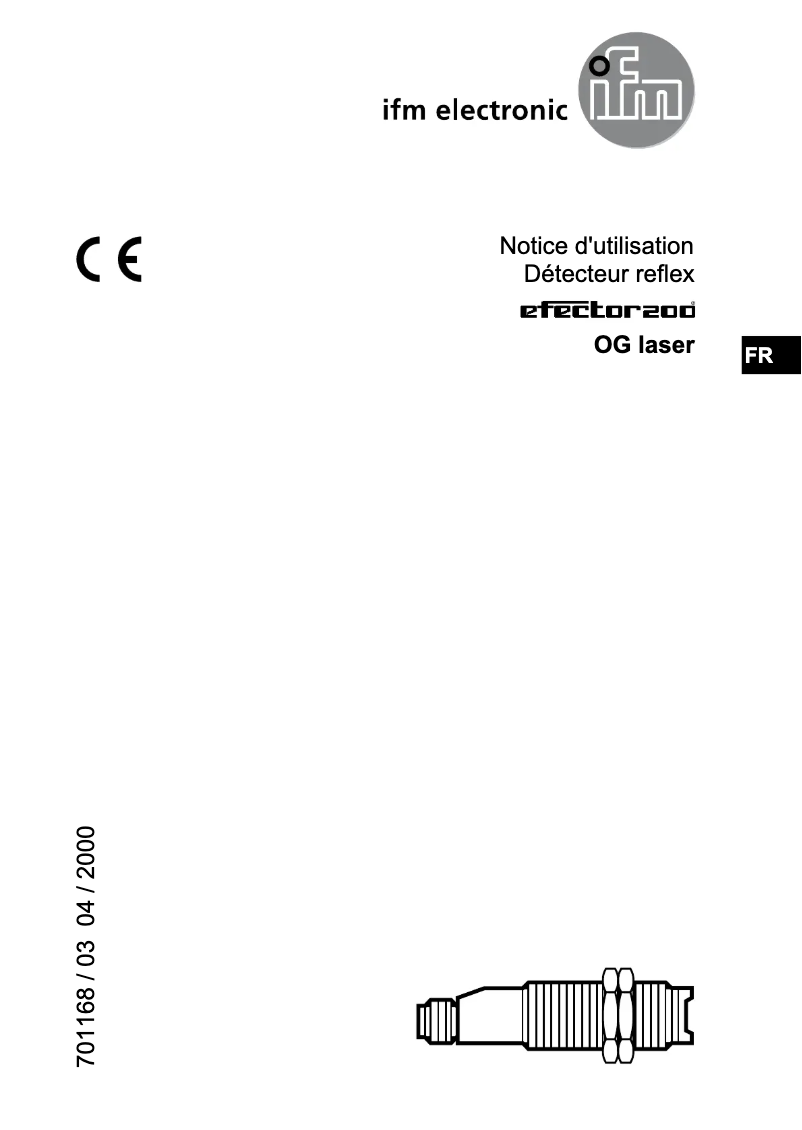 Page 1 de la notice Manuel utilisateur IFM OG5061