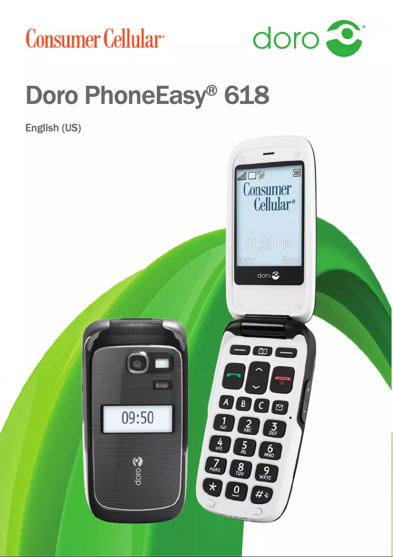 Page 1 de la notice Manuel utilisateur Doro PhoneEasy 618