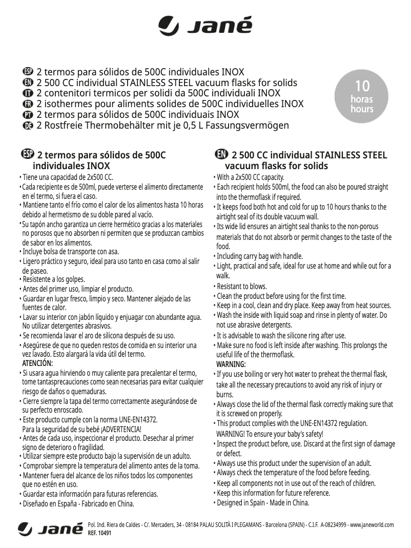 Page 1 de la notice Manuel utilisateur Jane Wing Stroller