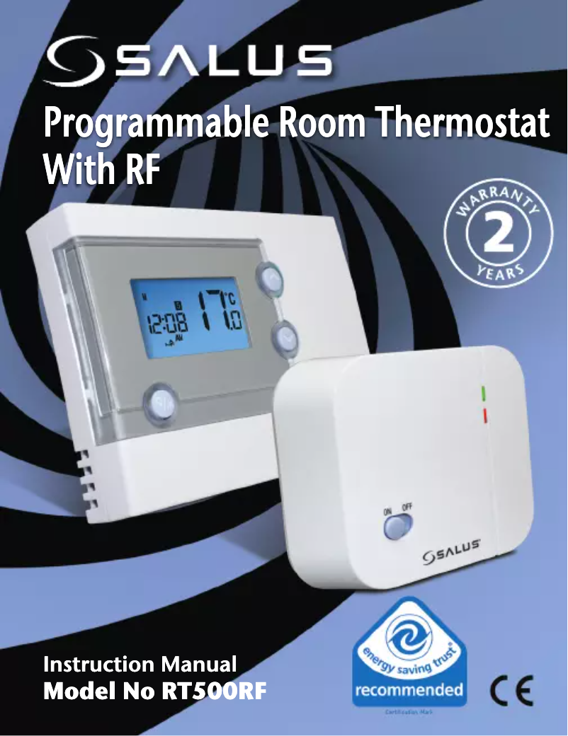Page 1 de la notice Manuel utilisateur Salus RT500RF