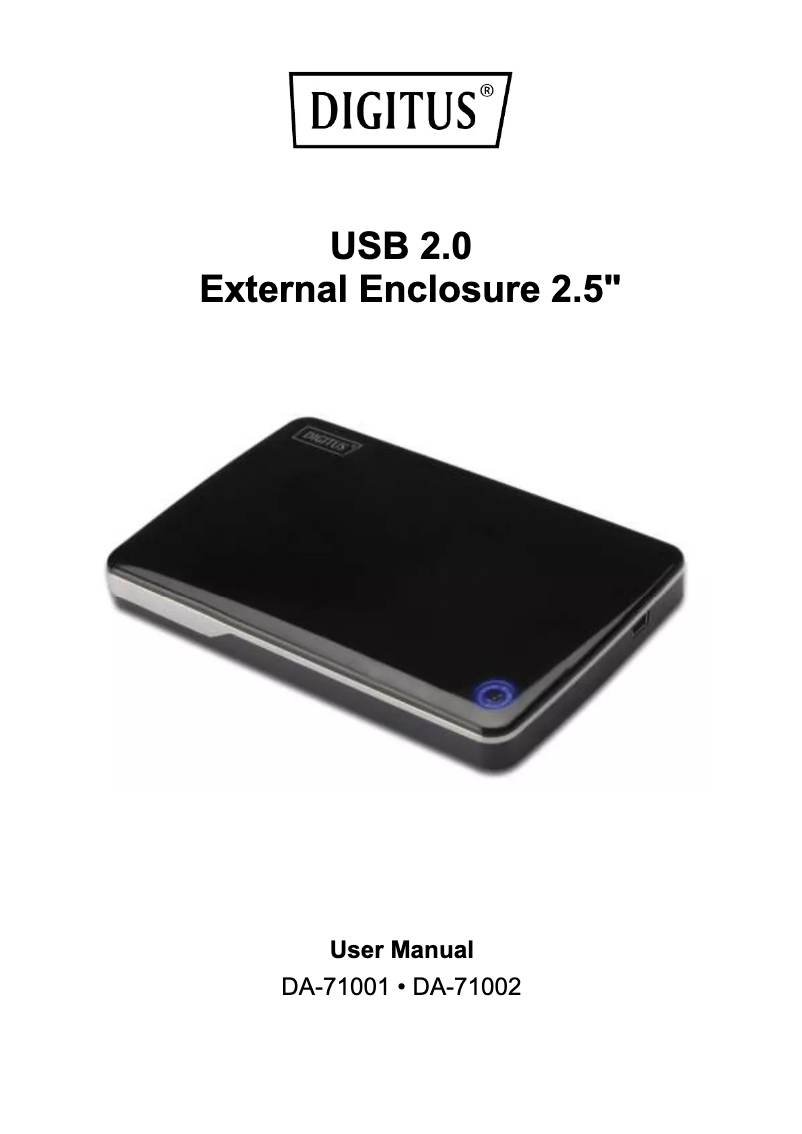 Page 1 de la notice Manuel utilisateur Digitus DA-71001