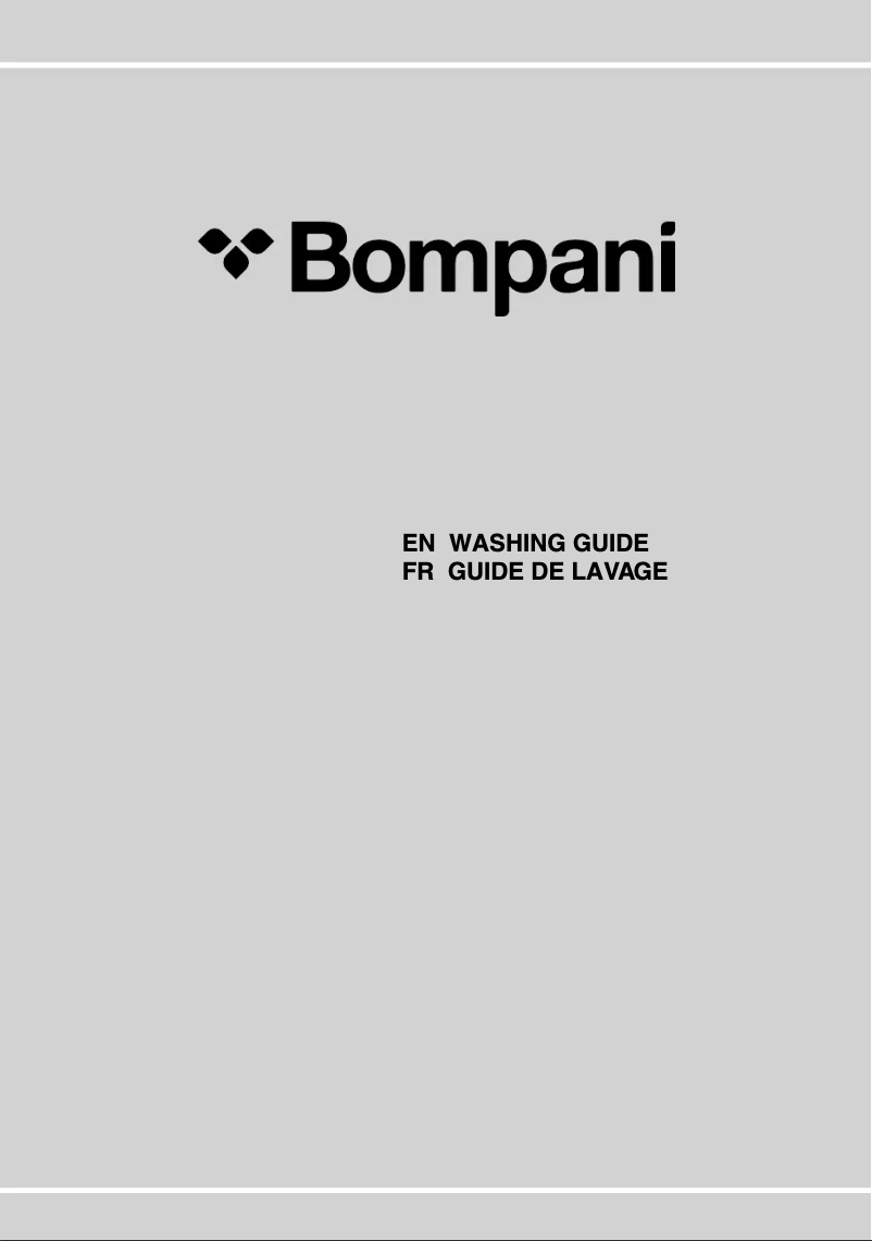 Page n°1 - Manuel utilisateur Bompani BO05037/E