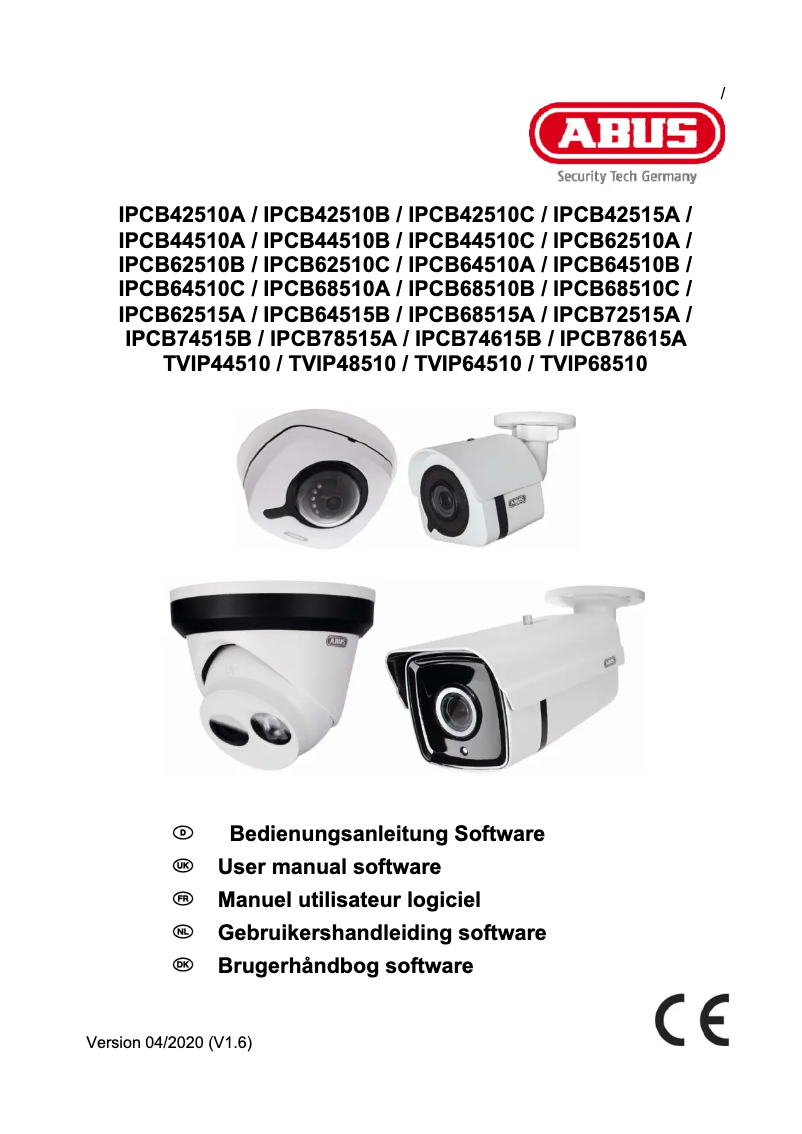 Page n°1 - Manuel utilisateur Abus TVIP68510