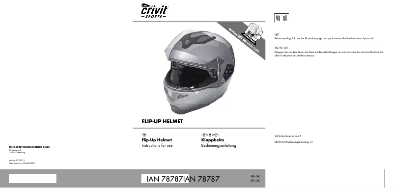 Page 1 de la notice Manuel utilisateur Crivit IAN 78787