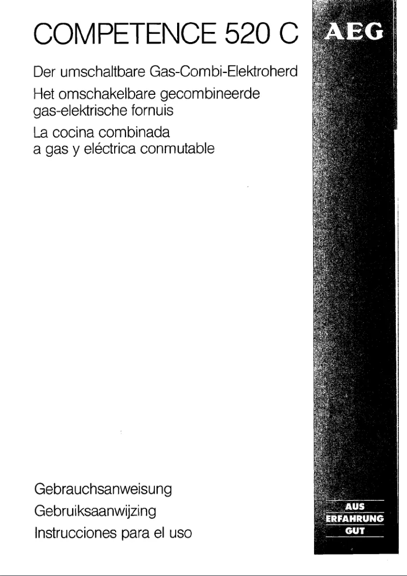 Image de la première page du manuel de l'appareil Competence 520 C