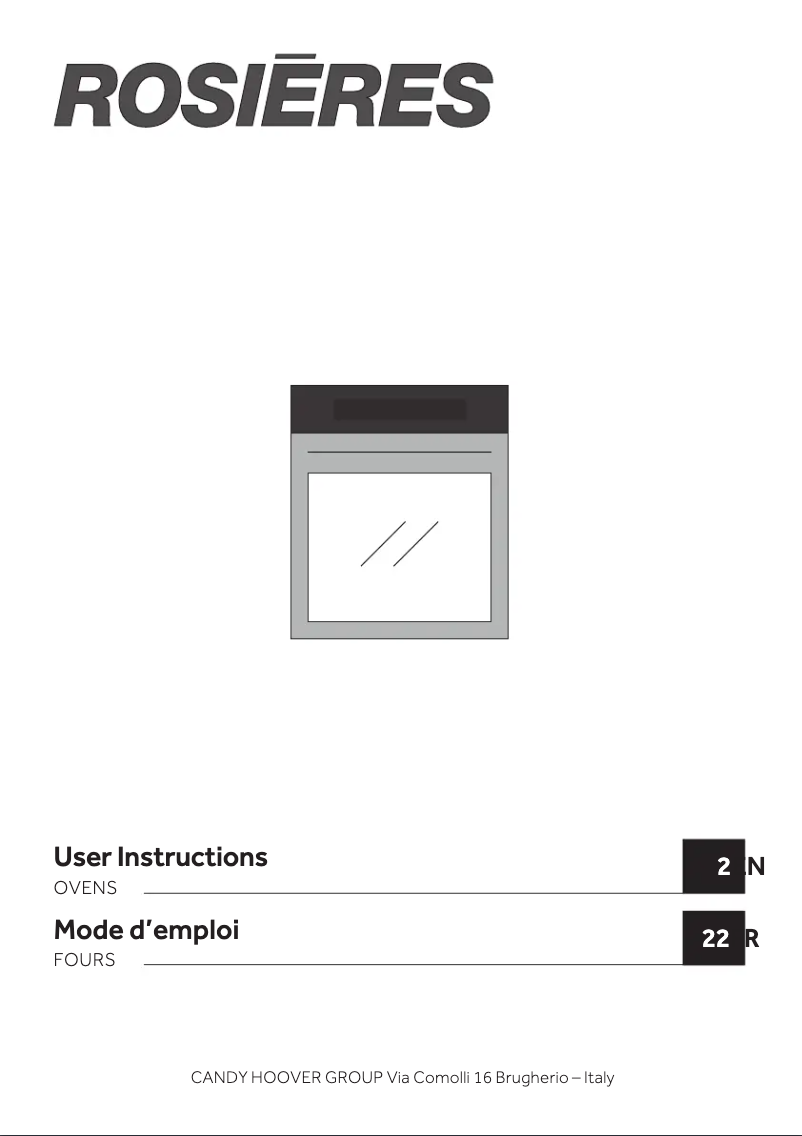 Image de la première page du manuel de l'appareil RFXC5M0479PN WF