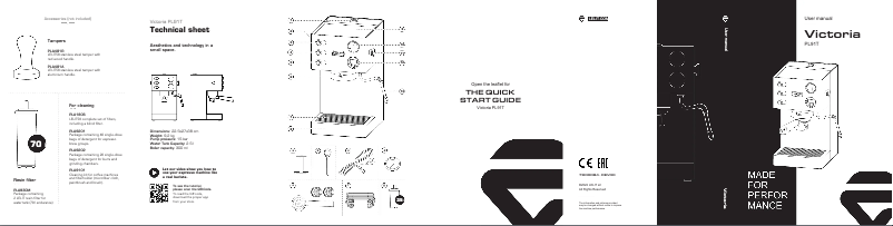 Página 1 del manual Manual de usuario Lelit Victoria PL91T