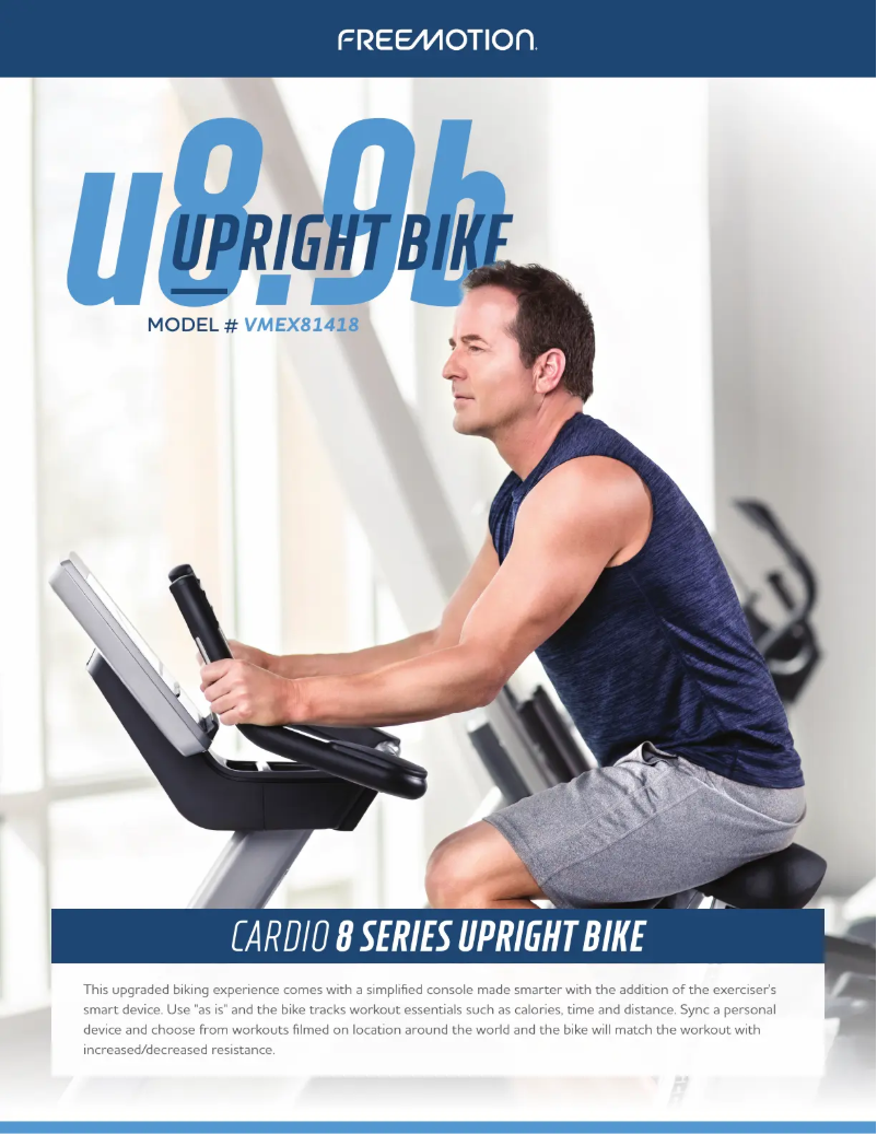 Image de la première page du manuel de l'appareil u8.9b