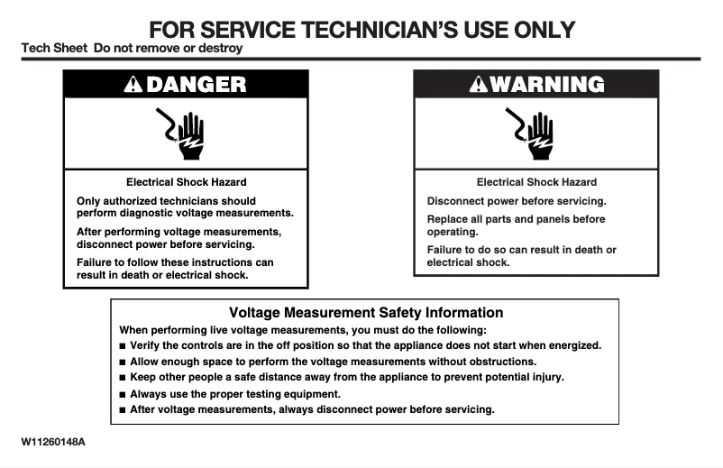 Image de la première page du manuel de l'appareil JJW2424HL