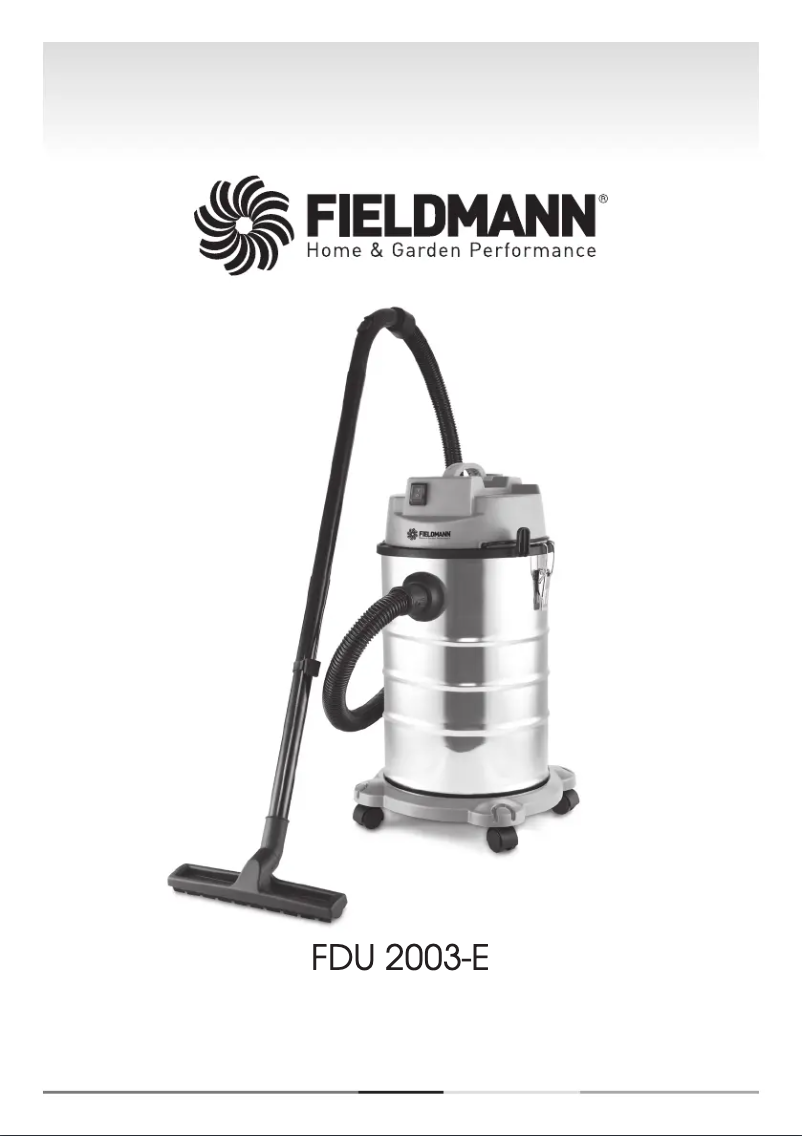 Image de la première page du manuel de l'appareil FDU 2003-E