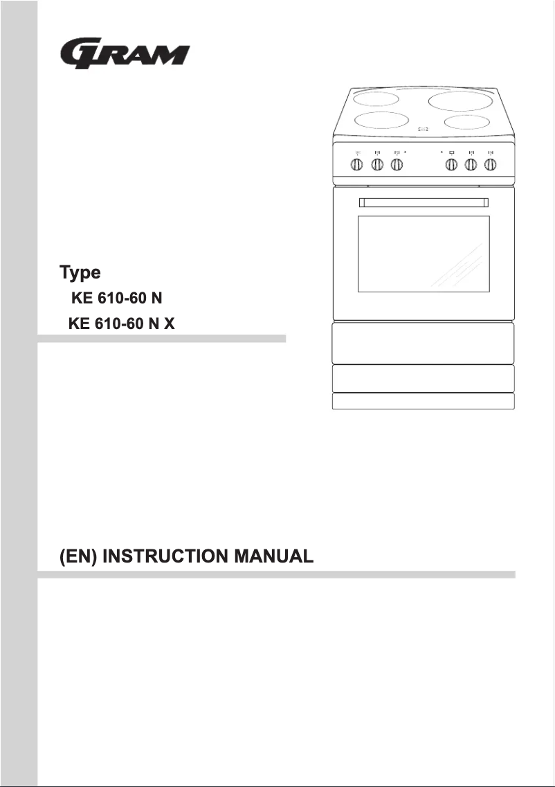 Página 1 del manual Manual de usuario Gram KE 610-60 N X