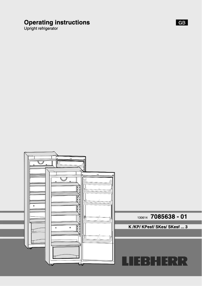 Page n°1 - Manuel utilisateur Liebherr KP 4220 Comfort