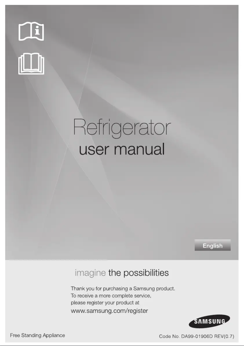 Image de la première page du manuel de l'appareil RT59MMEW