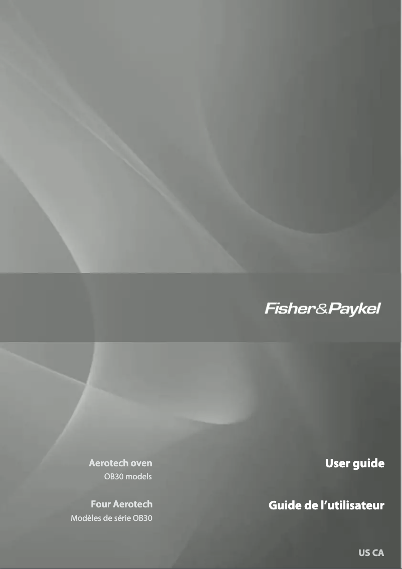 Page 1 de la notice Manuel utilisateur Fisher & Paykel OB30SDEPX1