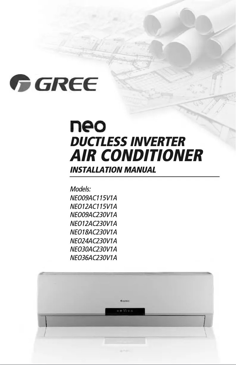 Image de la première page du manuel de l'appareil NEO18AC230V1AO