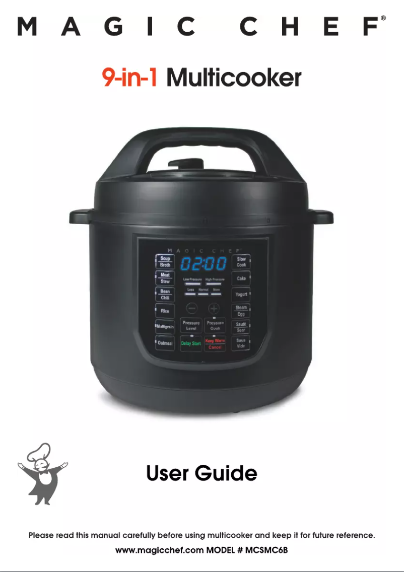 Page 1 de la notice Manuel utilisateur Magic Chef MCSMC6B