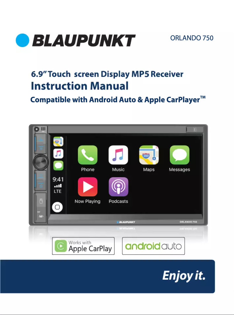 Page 1 de la notice Manuel utilisateur Blaupunkt Orlando 750