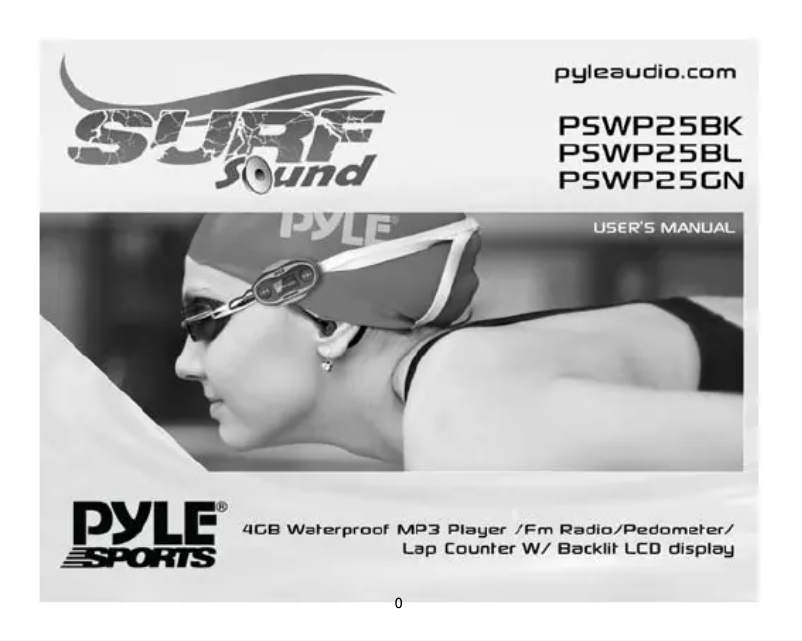 Page 1 de la notice Manuel utilisateur Pyle PSWP25