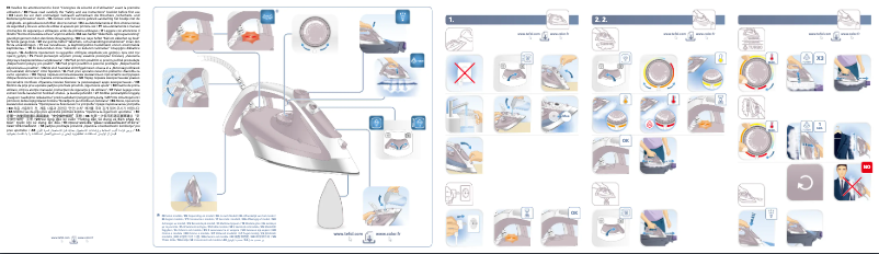 Image de la première page du manuel de l'appareil Easygliss Plus FV5714