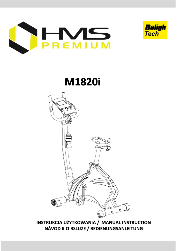 Image de la première page du manuel de l'appareil M1820-i