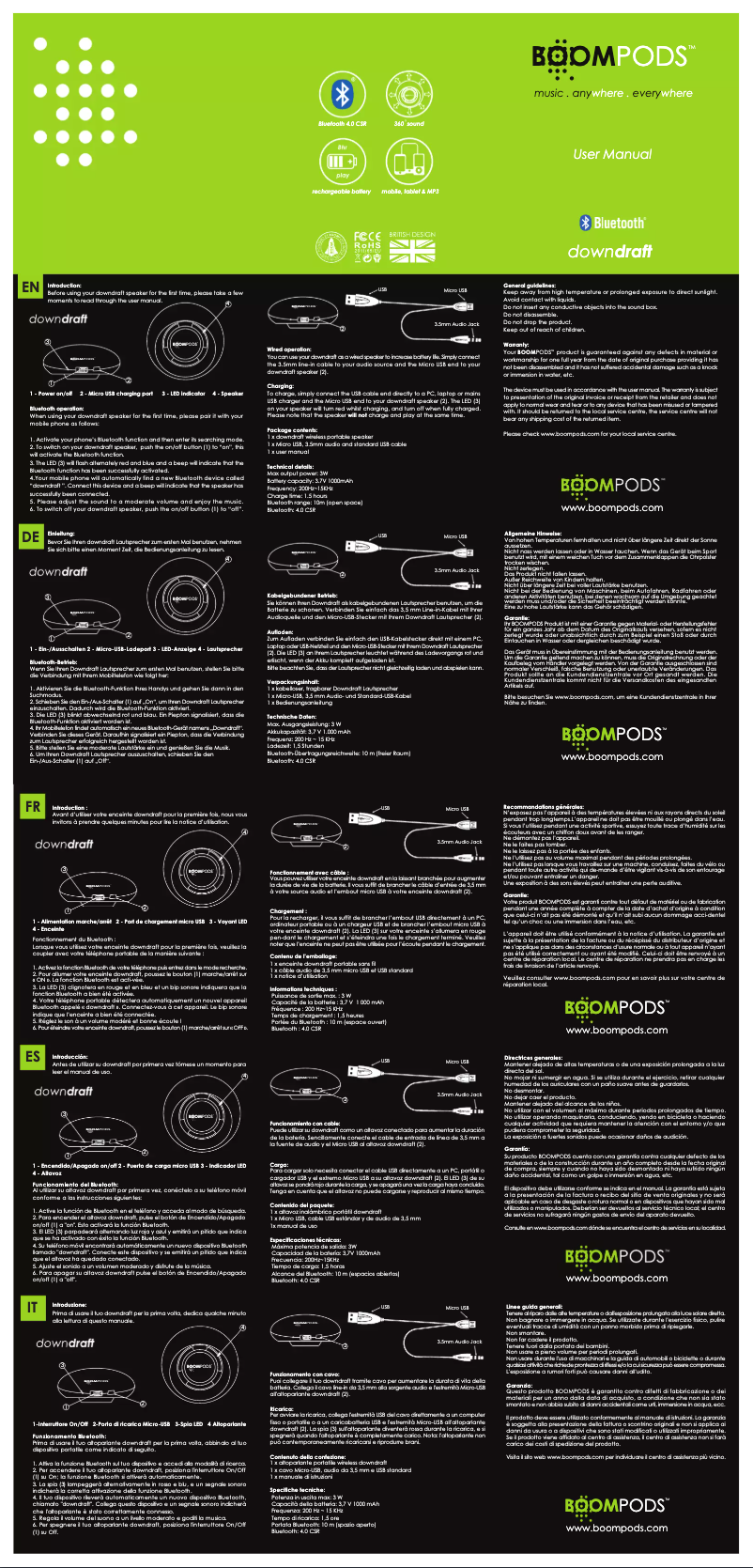 Image de la première page du manuel de l'appareil downdraft