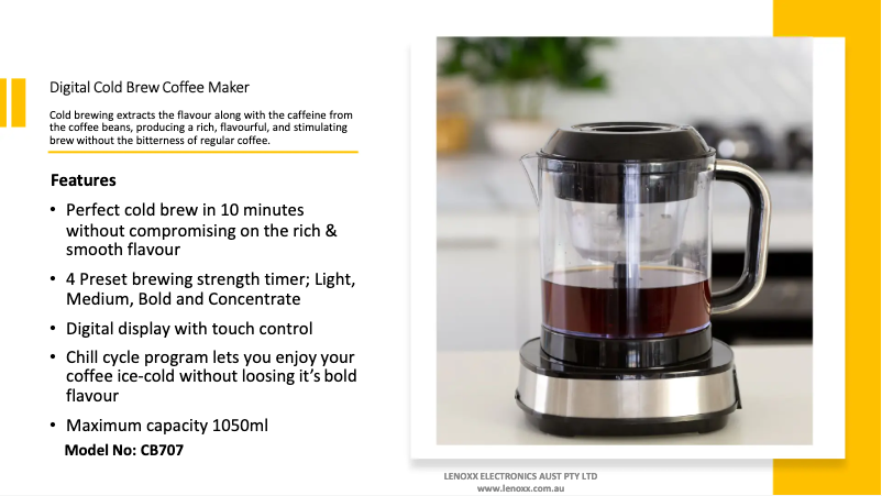 Image de la première page du manuel de l'appareil CB707