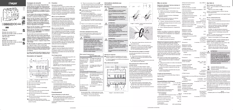 Image de la première page du manuel de l'appareil TYA608B
