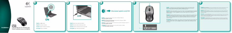 Página 1 del manual Manual de usuario Logitech V100