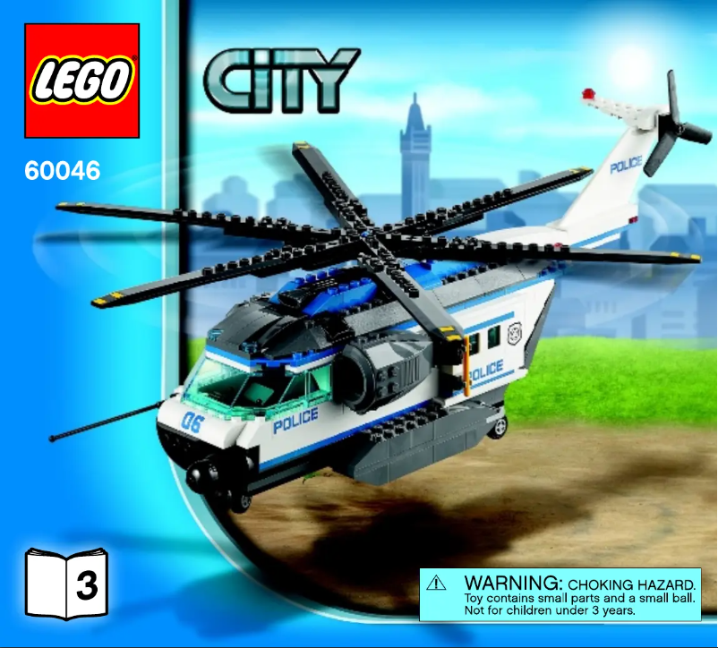 Page 1 de la notice Manuel utilisateur Lego City 60046