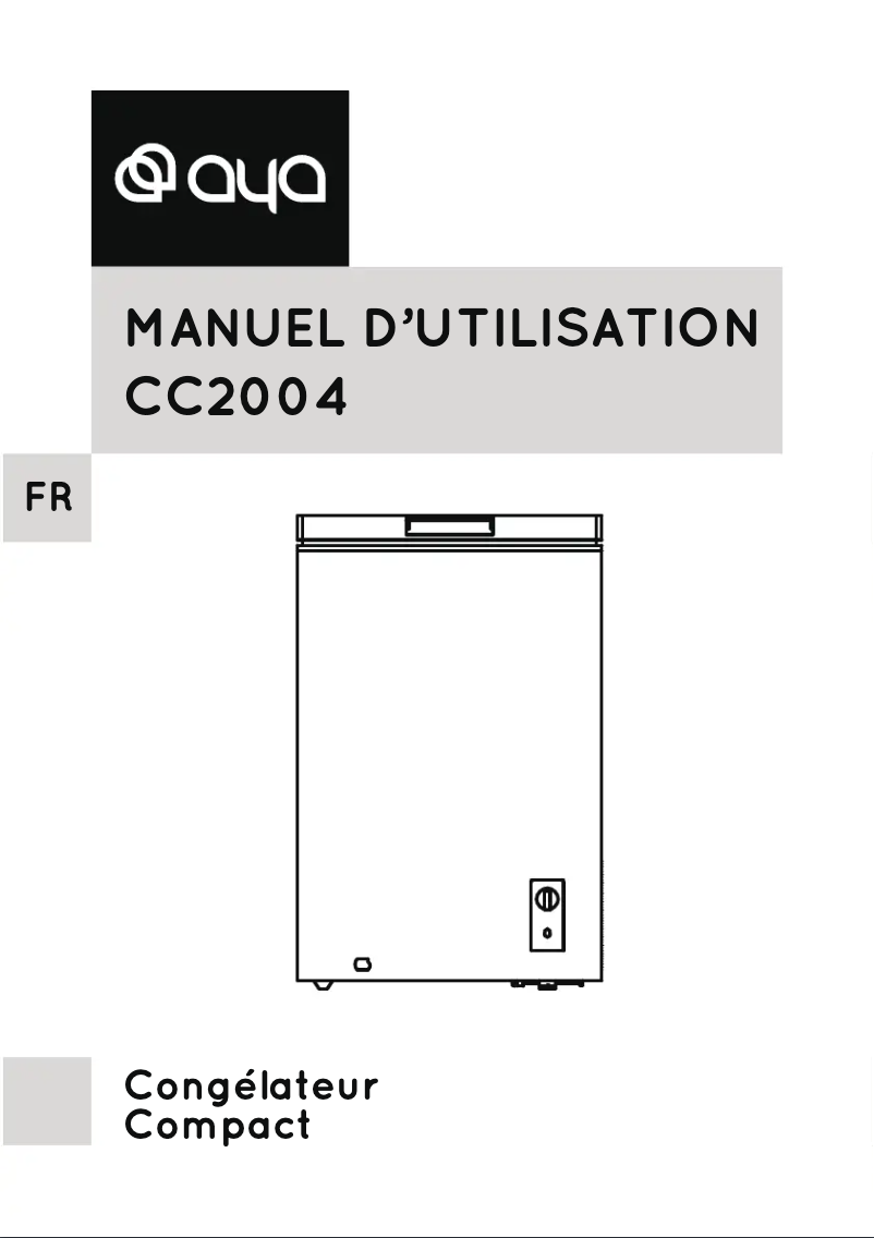 Image de la première page du manuel de l'appareil CC2004