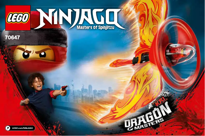 Page 1 of the manual User Manual Lego Ninjago 70647