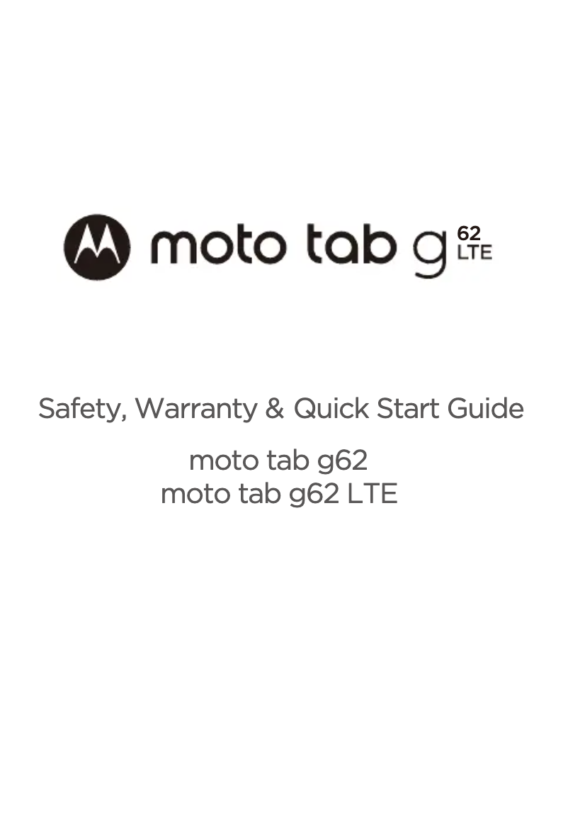 Image de la première page du manuel de l'appareil Tab M10 Plus 3rd Gen