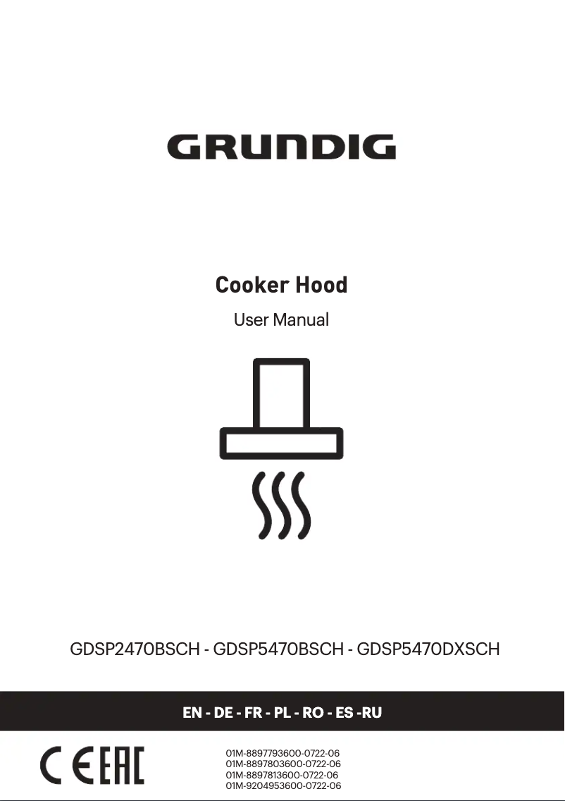Page n°1 - Manuel utilisateur Grundig GDSP2470BSCH