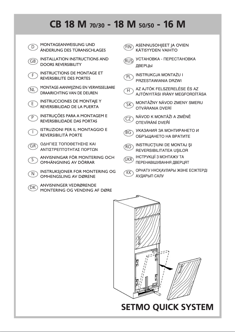 Page 1 de la notice Manuel utilisateur Bauknecht KGIN 3184 A++