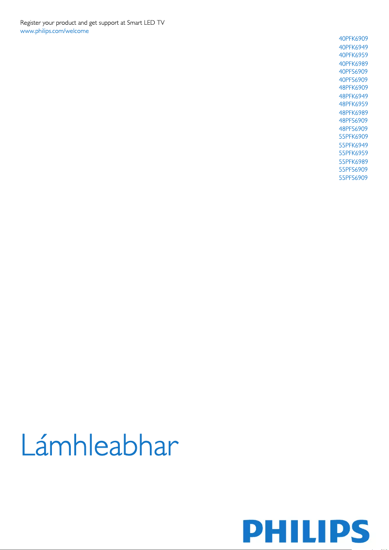 Page n°1 - Manuel utilisateur Philips 40PFK6989