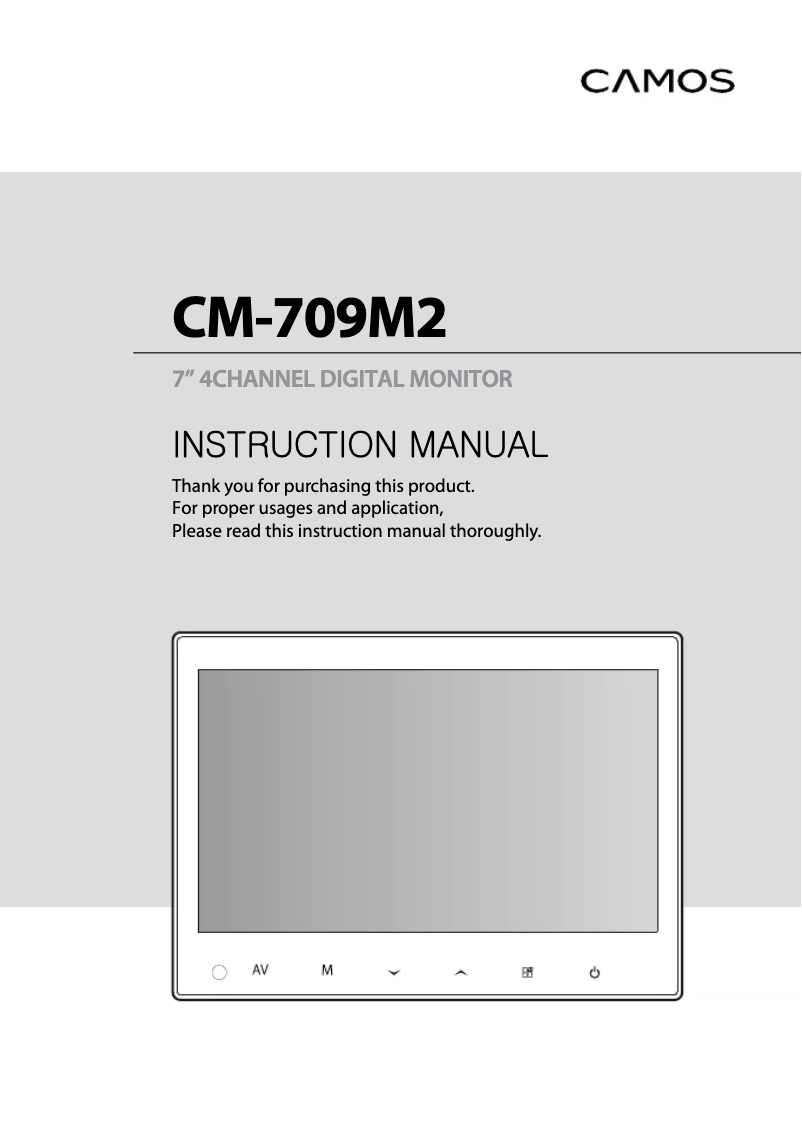 Página 1 del manual Manual de usuario Camos CM-709M2
