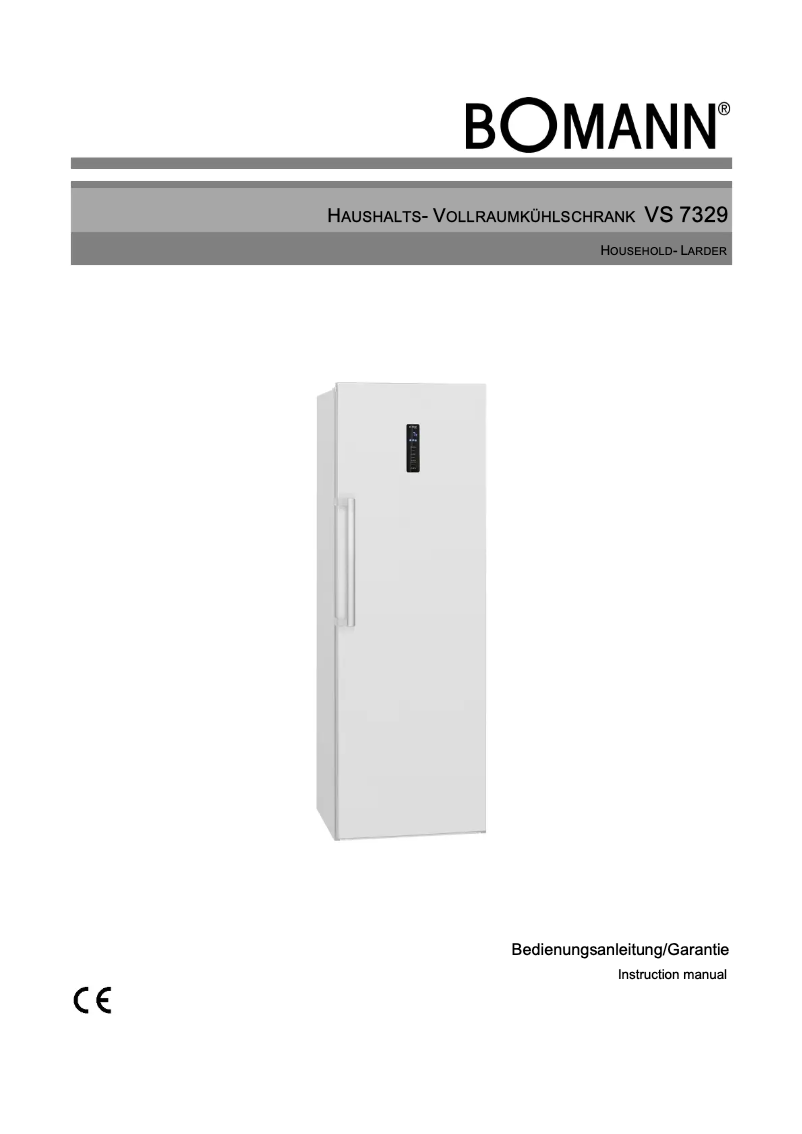 Image de la première page du manuel de l'appareil VS 7329