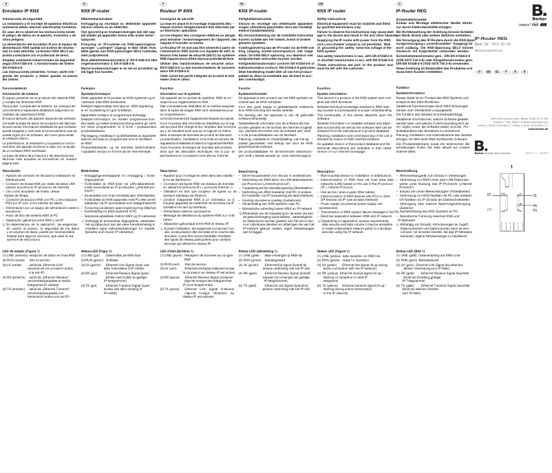 Page 1 of the manual User Manual Berker 75010016